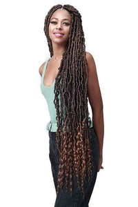 Bobbi Boss Crochet Braid Bobbi Boss Synthetic Crochet Braid - NU LOCS FRENCH TIPS 36" 2X