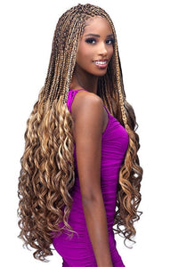 Bobbi Boss Crochet Braid Bobbi Boss Synthetic Pre-Feathered Braid - 3X BOSS BRAID PF FRENCH CURL 28"