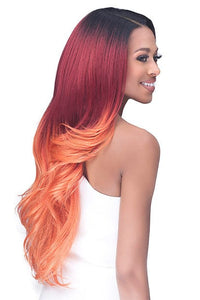 Bobbi Boss Deep Part Lace Wigs Bobbi Boss Super Laid Flat Deep Part Lace Wig - MLF763 CLEMENTINE