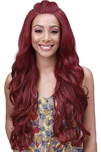 Bobbi Boss Ear-To-Ear Lace Wigs Bobbi Boss Premium Synthetic Unique Part Lace Front Wig - MLF372 ELLYN