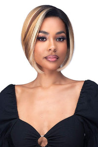 Bobbi Boss Frontal Lace Wigs Bobbi Boss Glueless Synthetic 13x4 HD Lace Wig - MLF447 VIXIE