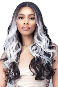 Bobbi Boss Frontal Lace Wigs Bobbi Boss Synthetic Glueless 13x7 Deep Lace Wig - MLF603 DOMICIA