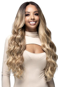 Bobbi Boss Human Hair Blend 13X4 Swiss Lace Front Wig - MBLF403 HANNIE - SoGoodBB.com