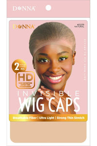 Donna HD Invisible Wig Caps 2pcs - (C) - SoGoodBB.com