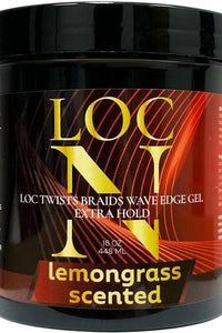 LOC N - Locs Twists Braids Wave Edge Gel EXTRA HOLD LEMONGRASS - (C) - SoGoodBB.com