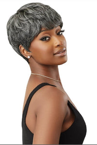 Outre 100% Human Hair Fab & Fly Gray Glamour Full Cap Wig - HH ARLETTE - SoGoodBB.com