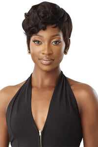 Outre 100% Human Hair Fab & Fly Gray Glamour Full Cap Wig - HH RIRI - SoGoodBB.com