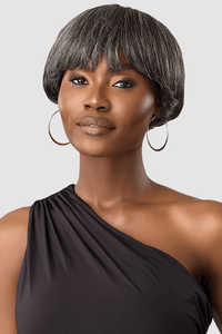 Outre 100% Human Hair Fab & Fly Gray Glamour Wig - MIKAH - SoGoodBB.com