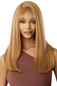 Outre Human Hair Blend 5x5 Lace Closure Wig - HHB NATURAL YAKI 22" - SoGoodBB.com