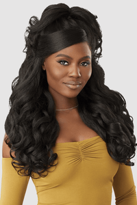 Outre Melted Hairline Kinkysoft Edges Synthetic HD Lace Frontal Wig - KINKYSOFT 6 - SoGoodBB.com