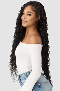 Outre Synthetic 100% Fully Hand - tied Whole Lace Wig - BOHO MERMAID BOX BRAID 32" - SoGoodBB.com