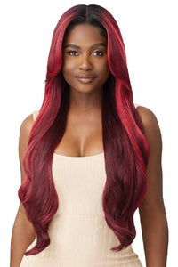 Outre Synthetic Melted Hairline HD Lace Front Wig - MADINA - SoGoodBB.com