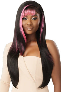Outre Synthetic Sleeklay Part HD Lace Front Wig - DANIELLA - SoGoodBB.com