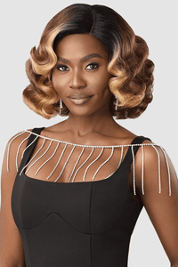 Outre Synthetic Swiss HD Lace Front Wig - EZILDAH - SoGoodBB.com