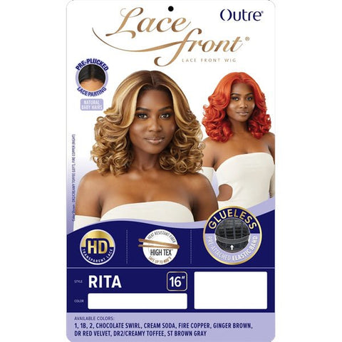 Outre Synthetic Swiss HD Lace Front Wig - RITA - SoGoodBB.com