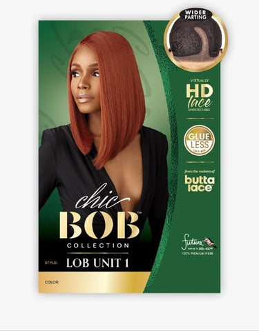 Sensationnel Butta Chic Bob 5" Deep Glueless HD Lace Front Wig - LOB UNIT 1 - SoGoodBB.com