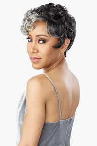 Sensationnel Empire Salt & Pepper 100% Human Hair Celebrity Series Wig - FLORA - SoGoodBB.com
