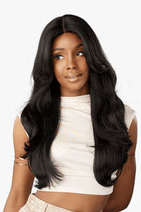 Sensationnel Glamzy Synthetic Hair Glueless HD Lace Parting Wig - ELYSIA - SoGoodBB.com