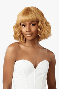 Sensationnel Glamzy Synthetic Hair Glueless HD Lace Parting Wig - Rosy - SoGoodBB.com