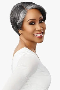 Sensationnel Synthetic Hair Dashly Salt & Pepper Lace Wig - SP LACE UNIT 7 - SoGoodBB.com