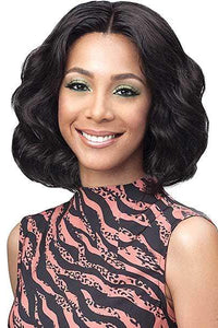 Bobbi Boss 100% Brazilian Virgin Remy Bundle Hair Full Lace Wig - BNGLWOC12 OCEAN WAVE 12" - SoGoodBB.com