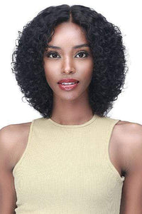 Bobbi Boss 100% Human Hair Lace Wigs Bobbi Boss 100% Human Hair 5 Deep Part Lace Wig - MHLF502 JHERI CURL 12
