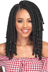 Bobbi Boss African Roots Collection Crochet Braid - BOMBA BOX BRAID BLUNT TIPS 10" - SoGoodBB.com