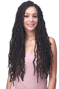 Bobbi Boss Crochet Braid Bobbi Boss Butterfly Locs Pre-Loop Crochet Braid - NU LOCS DISTRESSED STYLE 24"