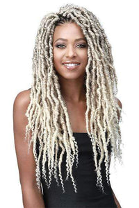 Bobbi Boss Crochet Braid Bobbi Boss Synthetic Crochet Braid - MESSY FAUX LOCS CURLY TIPS 18