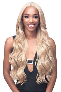 Bobbi Boss Frontal Lace Wigs Bobbi Boss Human Hair Blend 13X7 Glueless Frontal Lace Wig - MBLF005