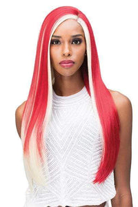 Bobbi Boss Frontal Lace Wigs Bobbi Boss Synthetic 13x4 HD Lace Wig - MLF242 GARNET
