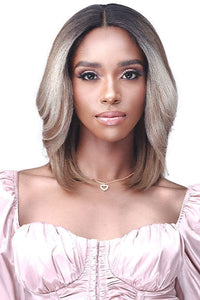 Bobbi Boss Frontal Lace Wigs Bobbi Boss Synthetic 3.5" Deep Part Swiss Lace Front Wig - MLF720 YANIKA