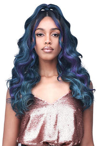 Bobbi Boss Frontal Lace Wigs Bobbi Boss Synthetic Hair 13x2 Updo Revolution Lace Front Wig - MLF418 ELEANOR