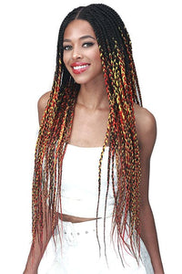 Bobbi Boss Frontal Lace Wigs Bobbi Boss Synthetic Hair Lace Front Wig - MLF623 KNOTLESS BOX BRAID 30