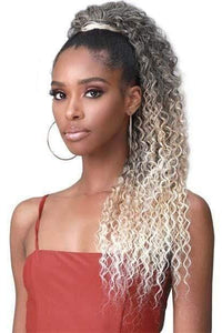 Bobbi Boss Miss Origin Tress Up Human Hair Blend Ponytail - MOD023 WATER WAVE 28" - Clearance - SoGoodBB.com