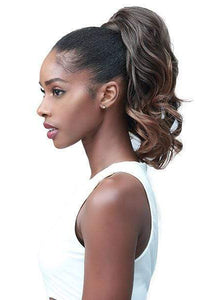Bobbi Boss Ponytail Bobbi Boss Miss Origin Tress Up Human Hair Blend Ponytail - MOD005 LOOSE CURL 14"