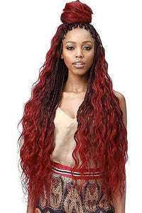 Bobbi Boss Synthetic Pre-Feathered Braid - 3X BOSS BRAID PF BODY WAVE 28" - SoGoodBB.com