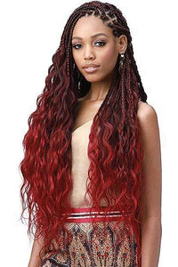 Bobbi Boss Synthetic Pre-Feathered Braid - 3X BOSS BRAID PF BODY WAVE 28" - SoGoodBB.com