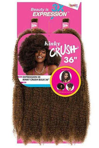 Janet Collection BEAUTY IS EXPRESSION 3X Value Pack Braid - 3X KINKY CRUSH BULK 36" - Clearance - SoGoodBB.com