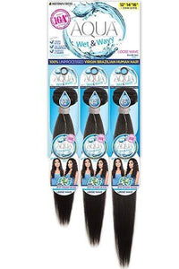 Motown Tress 100% Brazilian Remy AQUA 10A Bundle Wet & Wavy - LOOSE 3PACK 10~24" - SoGoodBB.com