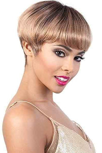 Motown Tress 100% Remy Human Hair Wig - HR AMBER - SoGoodBB.com