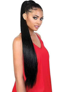 Motown Tress Pony Wrap Drawstring Synthetic Ponytail - PD WRAP26 CURLABLE STRAIGHT 26" - Clearance - SoGoodBB.com