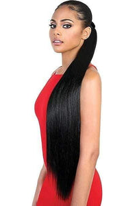 Motown Tress Pony Wrap Drawstring Synthetic Ponytail - PD WRAP32 CURLABLE STRAIGHT 32" - Clearance - SoGoodBB.com