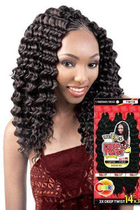 Motown Tress Synthetic Crochet Braiding Hair - 3X DEEP TWIST 14" 18" - SoGoodBB.com