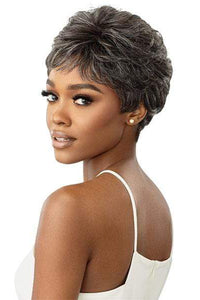 Outre 100% Human Hair Fab & Fly Gray Glamour Wig - THEODORA - SoGoodBB.com