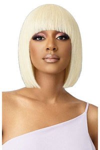 Outre 100% Human Hair MyTresses Purple Label Color More Full Wig - BLONDE BOB 10" - SoGoodBB.com