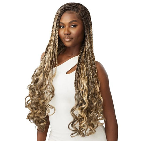 Outre 13x4 HD Pre-Braided Lace Front Wig - FRENCH CURL BOX BRAIDS 32" - SoGoodBB.com