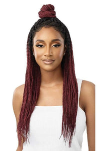 Outre 13x4 HD Pre-Braided Lace Front Wig - KNOTLESS TRIANGLE PART BRAIDS 26" - SoGoodBB.com