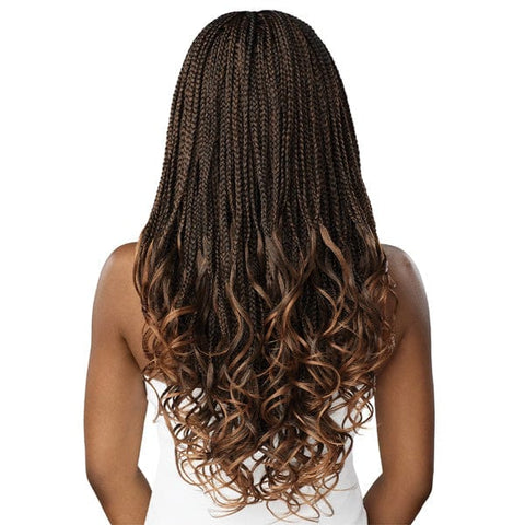 Outre 4x4 HD Pre-Braided Lace Front Wig - MIDDLE PART FRENCH CURL BOX BRAIDS 26" - SoGoodBB.com