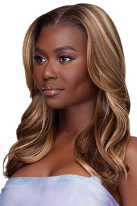 Outre Airtied Human Hair Blend Glueless 13X6 HD Lace Front Wig - HHB LOOSE BODY WAVE 18" - SoGoodBB.com